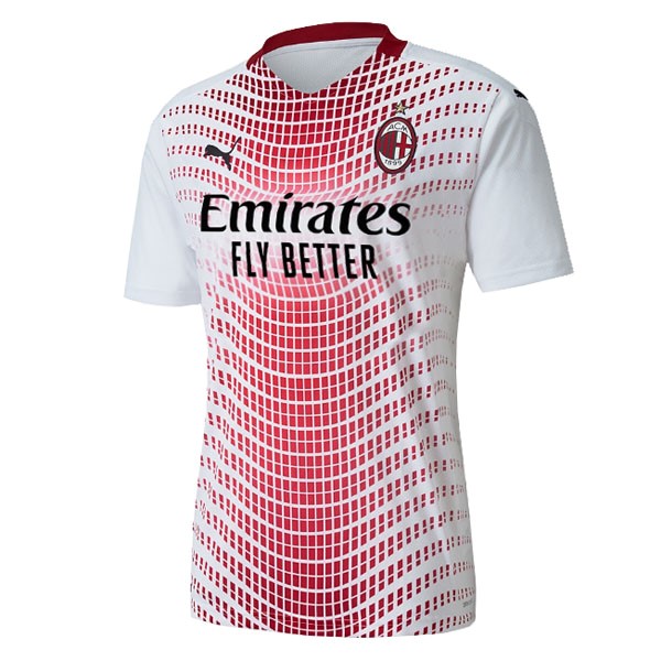 Maillot Football AC Milan Exterieur Femme 2020-21 Blanc